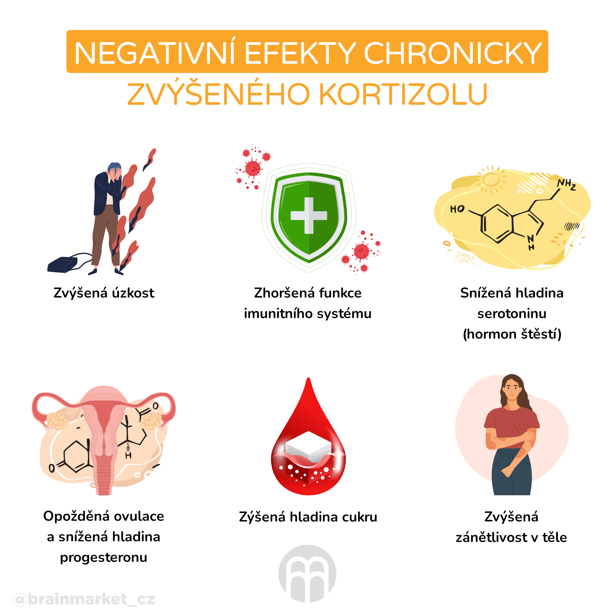 negativní efekty cgronicky zvyseneho kortizolu_infografika_cz